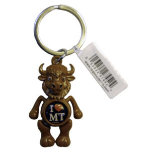 Montana Dangling Buffalo Keychain