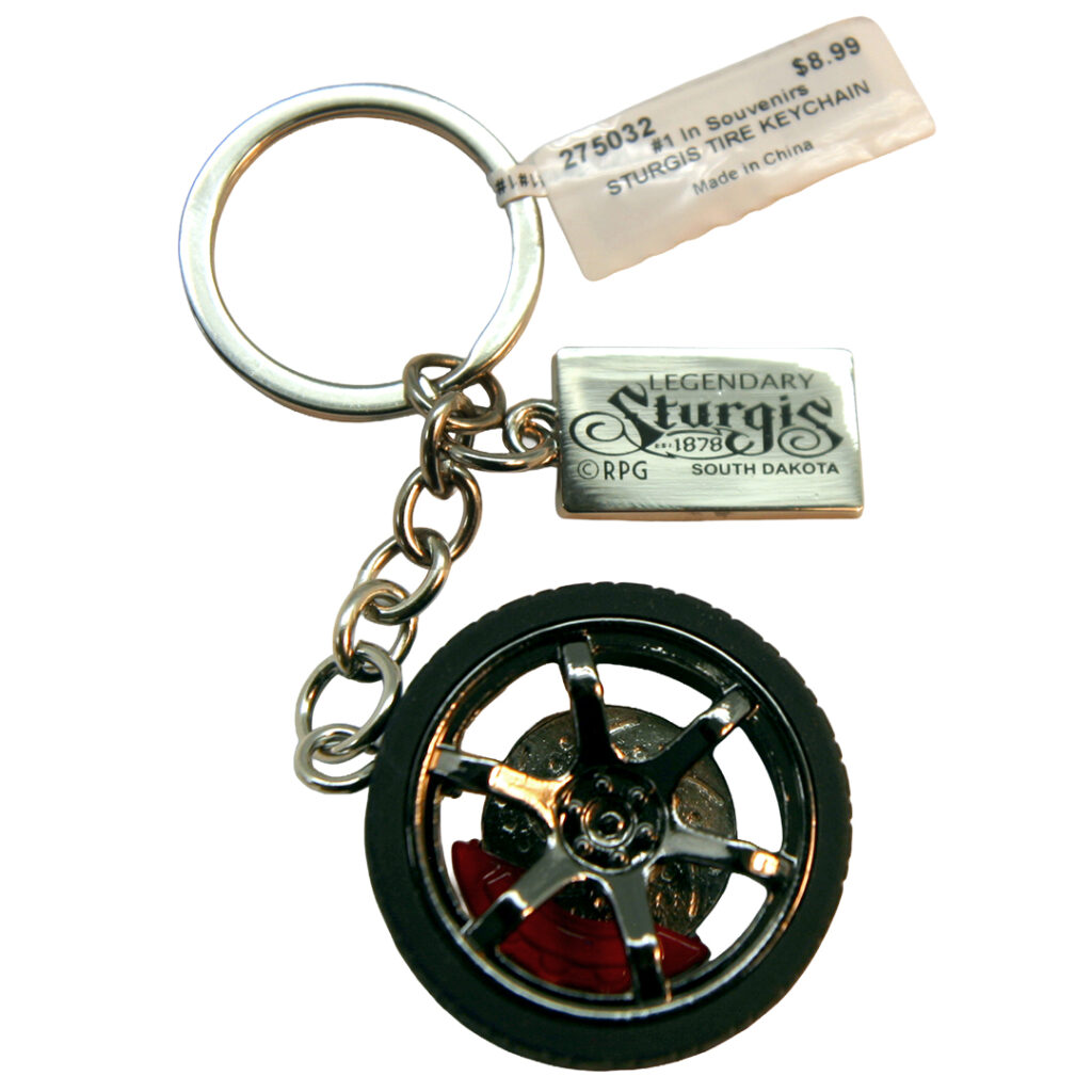Sturgis Tire Keychain