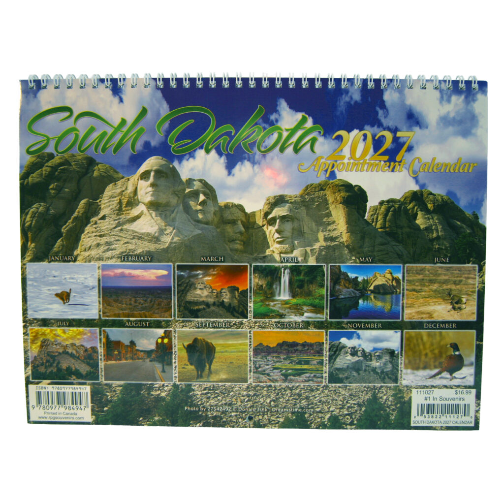 South Dakota 2027 Calendar