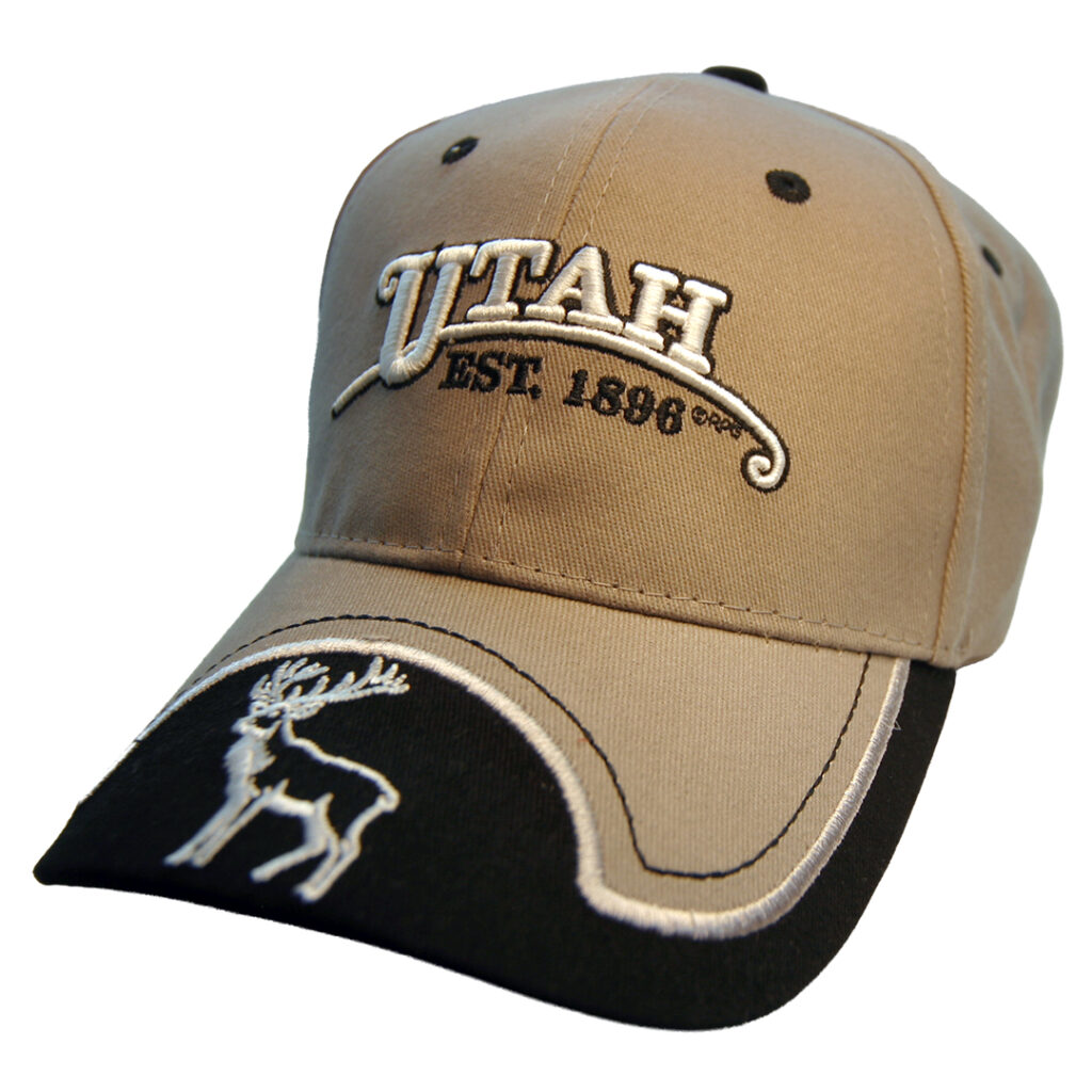 Utah Grey/Black Hat
