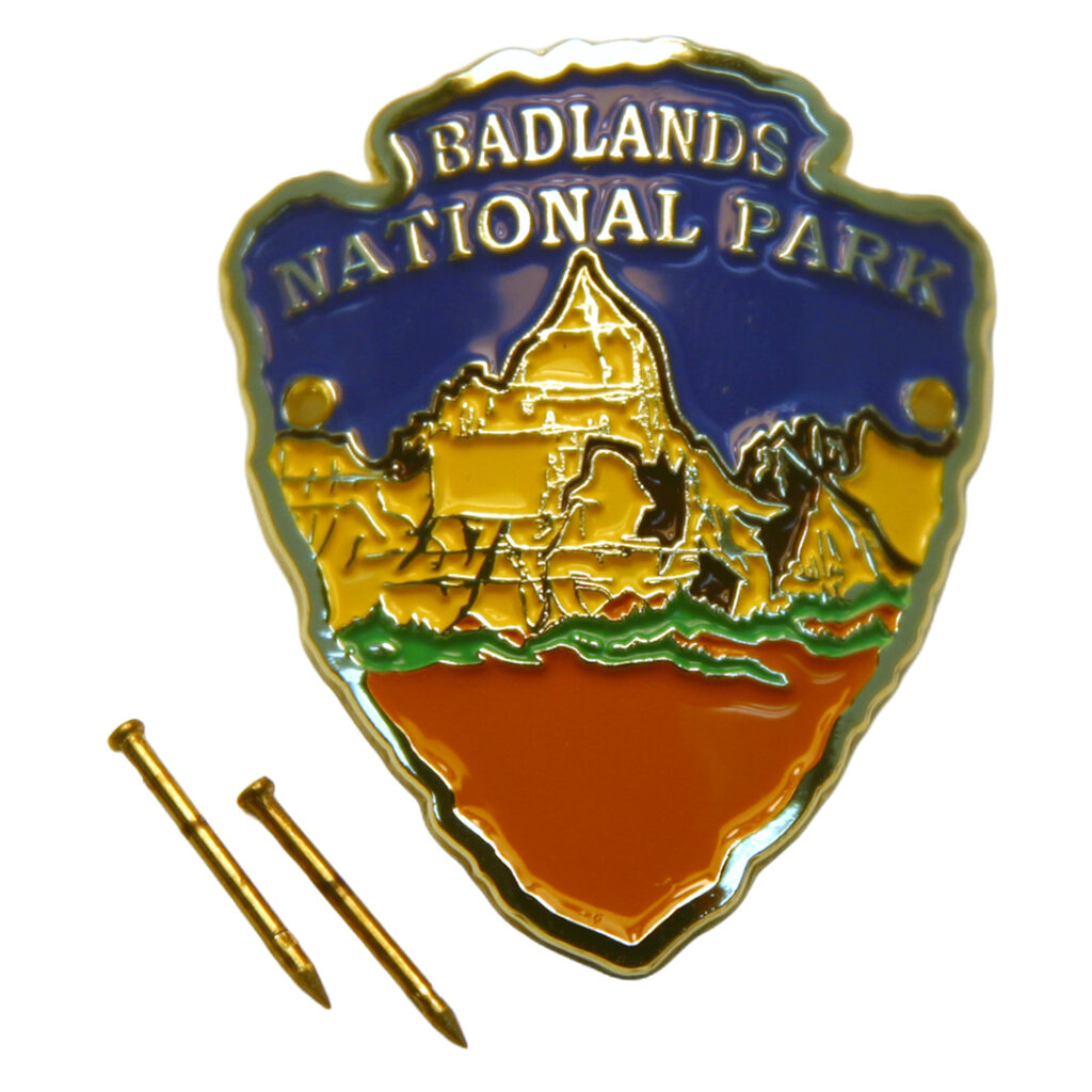 BADLANDS ARROWHEAD WALKING STICK EMBLEM