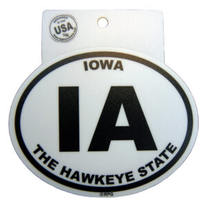 Iowa Oval Sticker