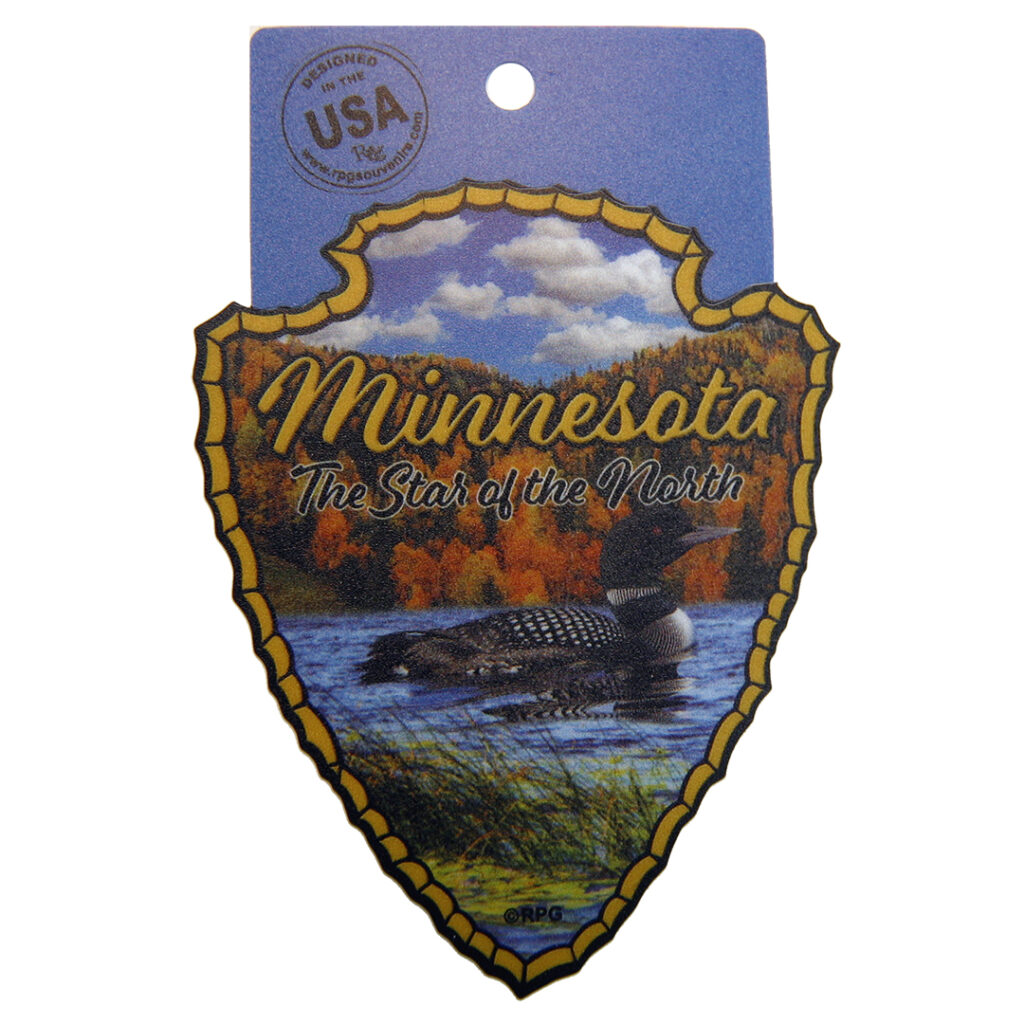 Minnesota Arrowhead Sticker