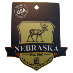 Nebraska Shield Sticker