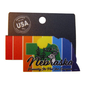 Nebraska State Shape Sticker