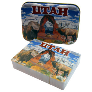 Utah Metal Box Playing Cards