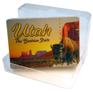 Utah Acrylic Box Playing Cards