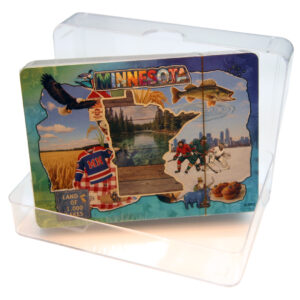 Minnesota Acrylic Box Playing Cards